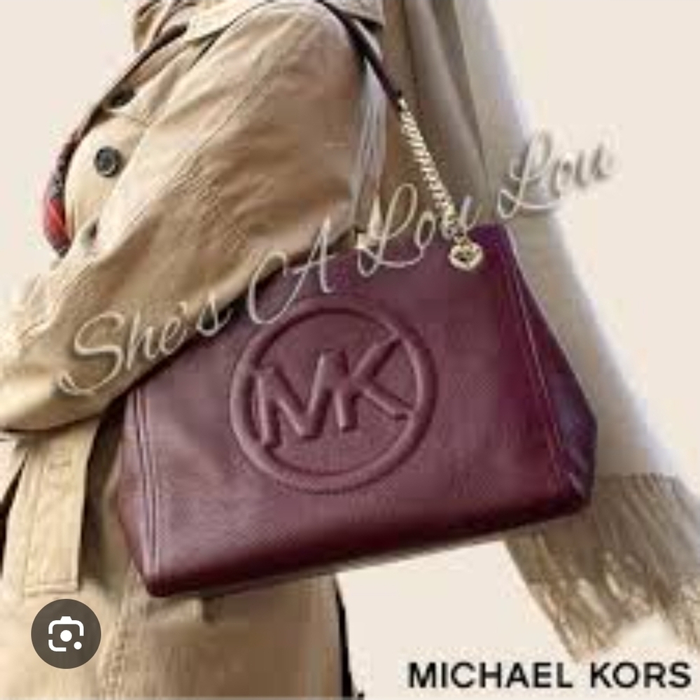 Michael Kors Dark Red Shoulder Bag